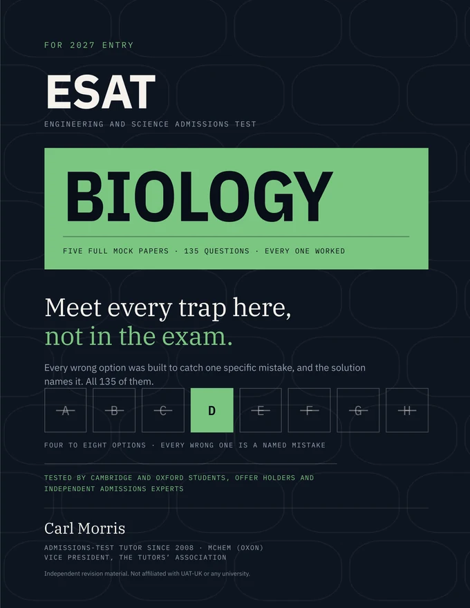 ESAT Biology: Five Full Mock Papers — front cover