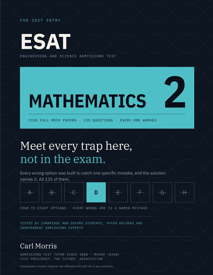 ESAT Mathematics 2: Five Full Mock Papers — front cover