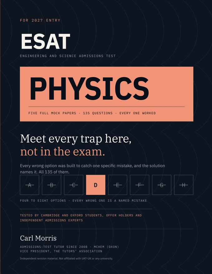 ESAT Physics: Five Full Mock Papers — front cover